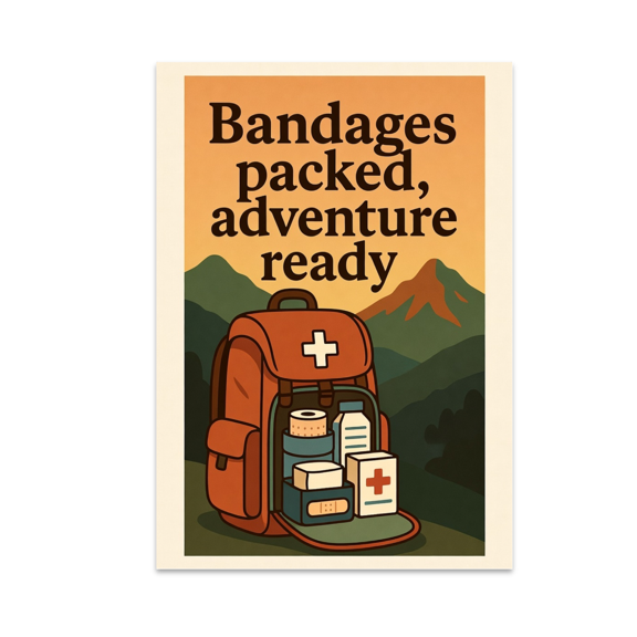 Adventure Readiness Art - Outdoor Enthusiast - 13x19 Poster Print