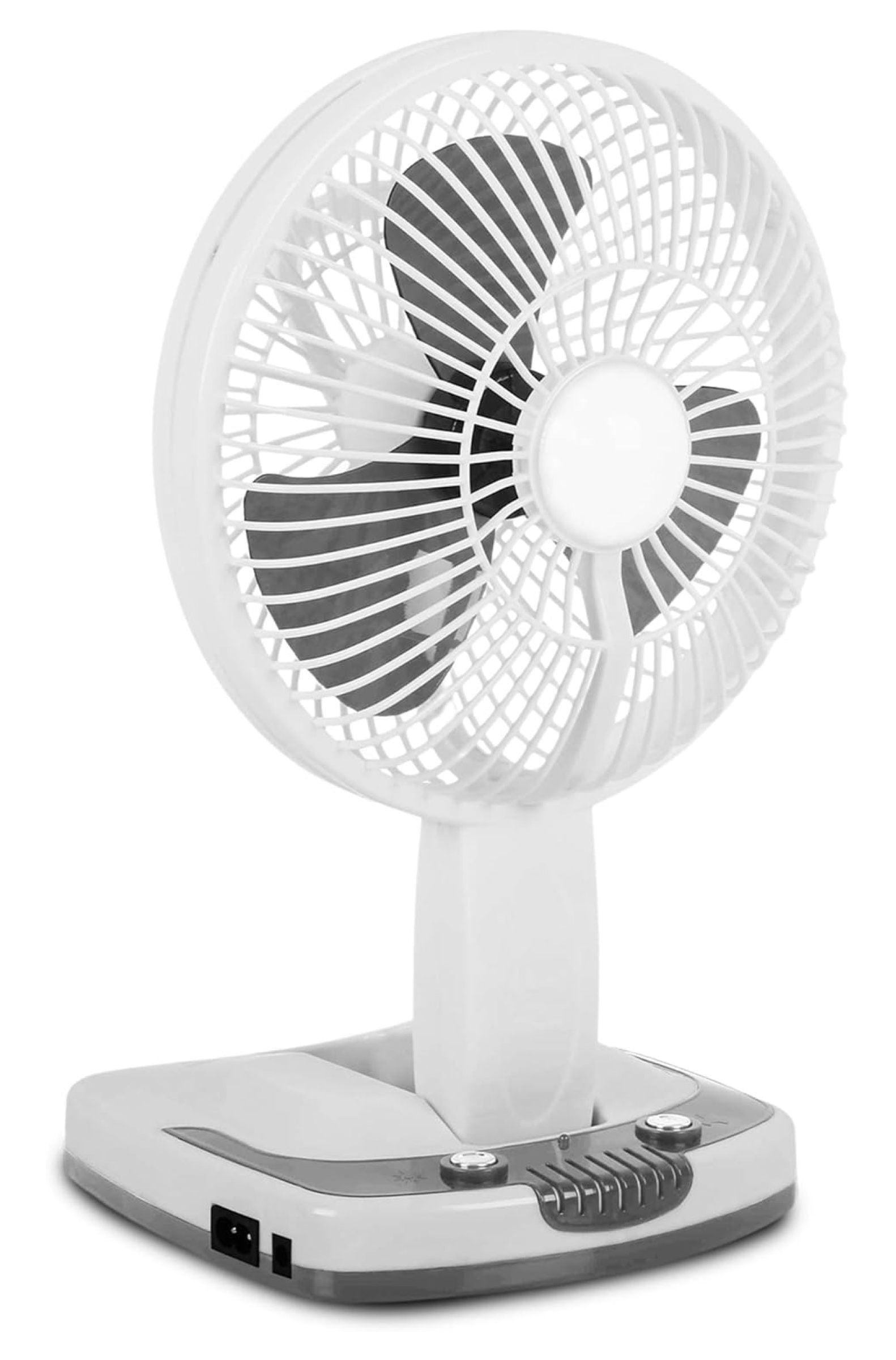 Adventure Series Rechargeable Desk/Wall Fan with LED Work Lamp