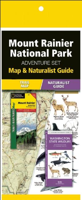Adventure Set: Mount Rainier National Park Adventure Set : Trail Map ...