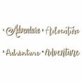 thumbnail image 1 of Adventure Sign Unfinished Wood Cutout Home Decor DIY Option 1- 10" Wide / 1/8", 1 of 3