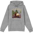 thumbnail image 1 of Adventure Society Alaska Adult Heather Gray Long Sleeve Hoodie-3XL, 1 of 3
