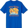 thumbnail image 1 of Adventure Society Blue Ridge Mountains Men's Blue Crew Neck Short Sleeve Tee-Large, 1 of 1