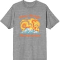 thumbnail image 1 of Adventure Society Blue Ridge Mountains Men's Heather Gray Crew Neck Short Sleeve Tee-XS, 1 of 2
