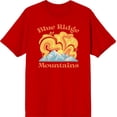 thumbnail image 1 of Adventure Society Blue Ridge Mountains Men's Red Crew Neck Short Sleeve Tee-3XL, 1 of 2