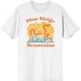 thumbnail image 1 of Adventure Society Blue Ridge Mountains Men's White Crew Neck Short Sleeve Tee-Medium, 1 of 2