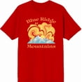 thumbnail image 1 of Adventure Society Blue Ridge Mountains Red Men's Crew Neck Short Sleeve Tee-Small, 1 of 2