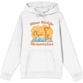 thumbnail image 1 of Adventure Society Blue Ridge Mountains White Adult Long Sleeve Hoodie-XXL, 1 of 3