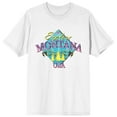 thumbnail image 1 of Adventure Society Explore Montana USA Men's White T-shirt
-Medium, 1 of 4
