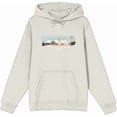 thumbnail image 1 of Adventure Society Grand Teton Wyoming Adult Sand Long Sleeve Hoodie-3XL, 1 of 3