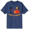 thumbnail image 1 of Adventure Society Happy Camper Men's Navy T-Shirt-Large, 1 of 4