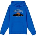 thumbnail image 1 of Adventure Society Hawaii Volcanoes Adult Blue Long Sleeve Hoodie-3XL, 1 of 3