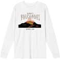thumbnail image 1 of Adventure Society Hawaii Volcanoes Adult White Crew Neck Long Sleeve Tee-Large, 1 of 3