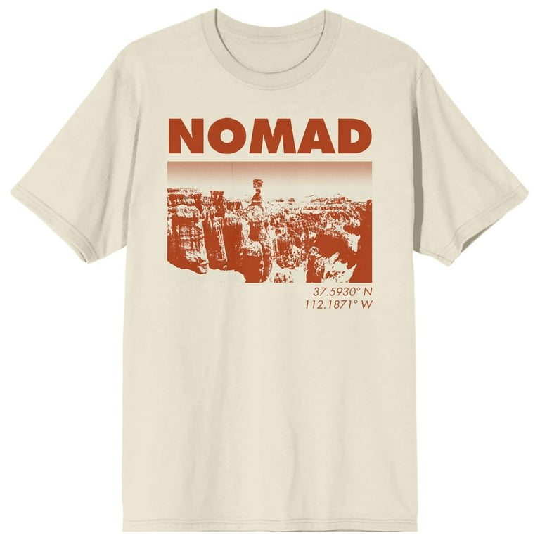 Adventure Society Nomad Canyon Landscape Men s Natural T Shirt Large