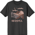 thumbnail image 1 of Adventure Society Sedona Arizona Crew Neck Short Sleeve Adult T-shirt-Medium-Charcoal, 1 of 3