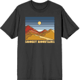 thumbnail image 1 of Adventure Society Smokey Mountains Charcoal Men's Crew Neck Short Sleeve Tee-Large, 1 of 2