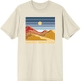 thumbnail image 1 of Adventure Society Smokey Mountains Natural Men's Crew Neck Short Sleeve Tee-Small, 1 of 2