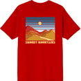 thumbnail image 1 of Adventure Society Smokey Mountains Red Men's Crew Neck Short Sleeve Tee-XXL, 1 of 2