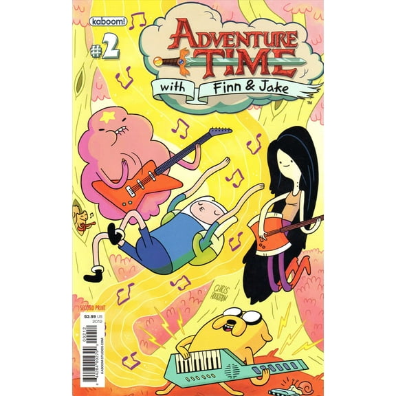 Adventure Time #2 (2nd) VF ; Boom! Comic Book