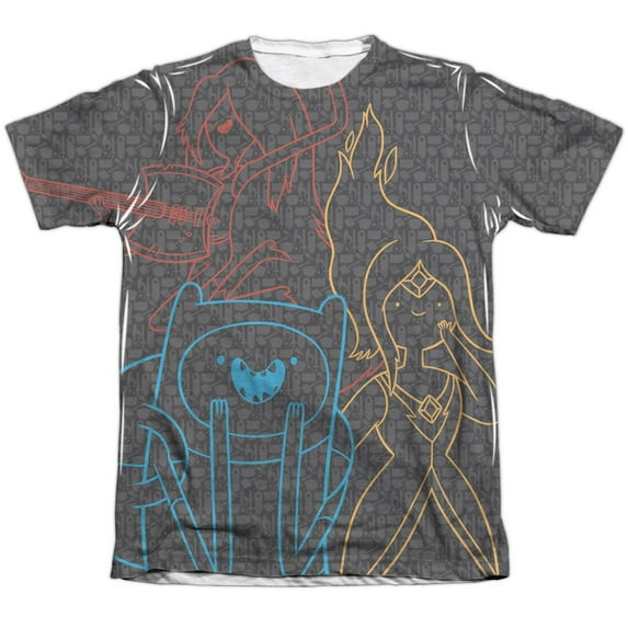 Adventure Time - Adventure Trio - Short Sleeve Shirt - Medium