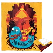 Adventure Time All Warmed Up Inside Warner Bros Silk Touch Throw Blanket, 50 x 60 inches