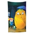 thumbnail image 1 of Adventure Time Anti-Pilling Flannel 32"X48" Super Soft Plush Air Condition Quilt Fluffy Warm Cozy Decorative Blankets, 1 of 7