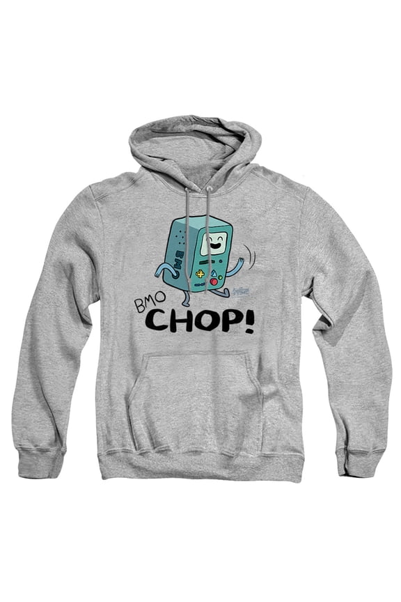 BMO Chop Unisex Adult Pull-Over Heather Hoodie, Small, Athletic Heather