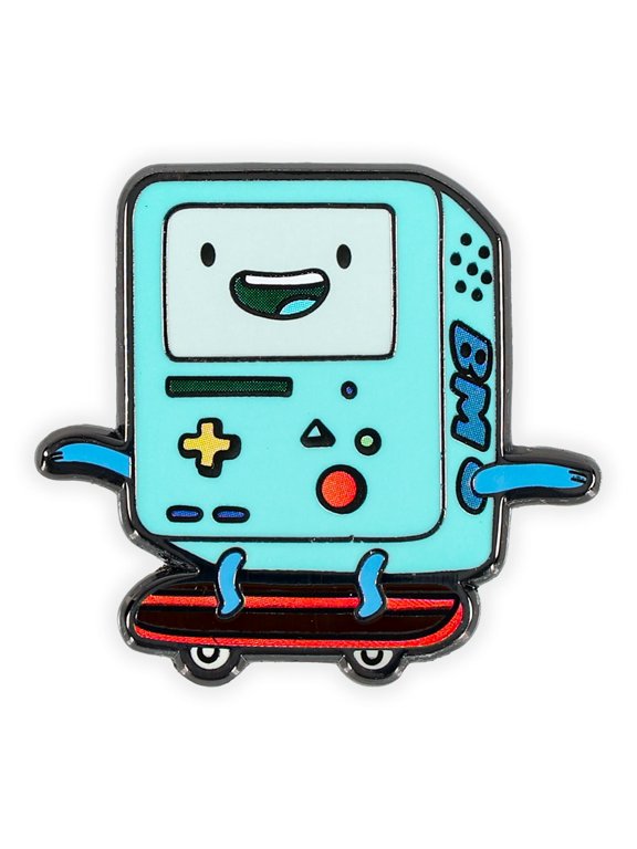 Adventure Time BMO Skateboarding Enamel Pin