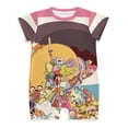 thumbnail image 1 of Adventure Time Baby Romper Short Sleeve Bodysuits Soft Rompers Summer Clothes One-Piece Jumpsuits Outfits 3-6M, 1 of 8