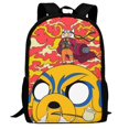 thumbnail image 1 of Adventure Time Backpack For College, Large Capacity Book Bag, Durable Laptop Backpack, 16.5x12.5x5.5 Inch, 1 of 9