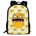thumbnail image 1 of Adventure Time Backpack For College, Large Capacity Book Bag, Durable Laptop Backpack, 16.5x12.5x5.5 Inch, 1 of 9