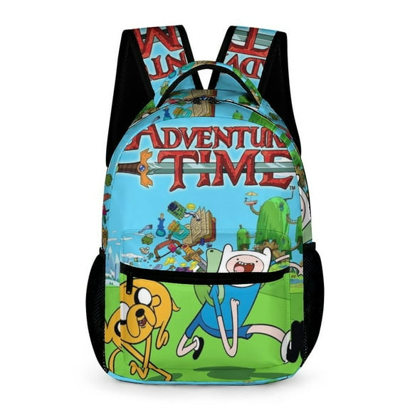 Adventure Time Backpack Rucksack Lightweight Prints Daypack Shoulder Bag for Outdoor Travel