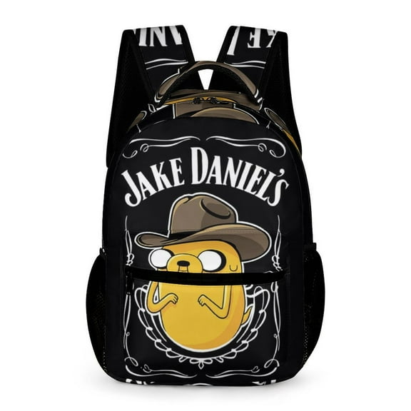 Adventure Time Backpack Rucksack Lightweight Prints Daypack Shoulder Bag for Outdoor Travel