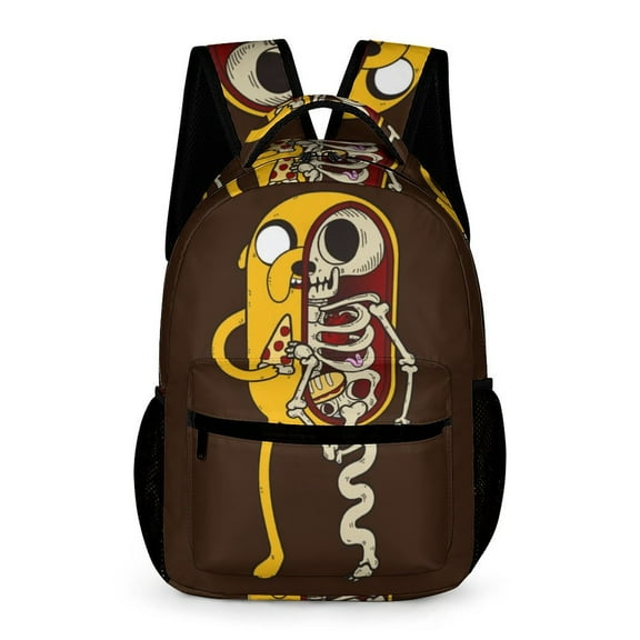 Adventure Time Backpack Rucksack Lightweight Prints Daypack Shoulder Bag for Outdoor Travel