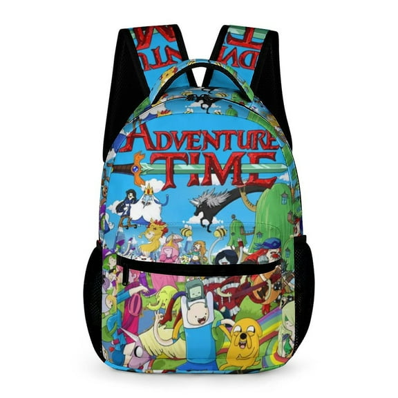 Adventure Time Backpack Rucksack Lightweight Prints Daypack Shoulder Bag for Outdoor Travel