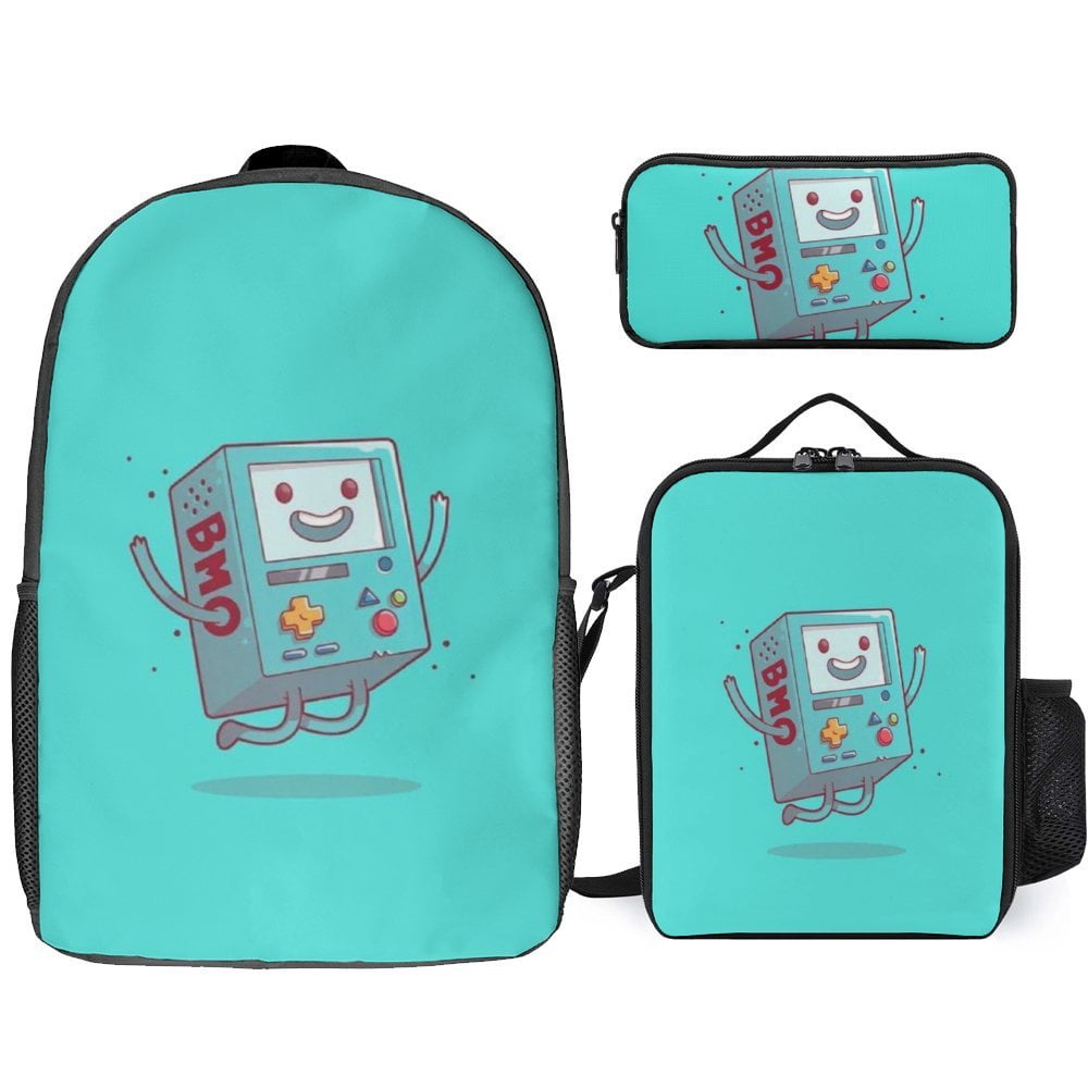 Adventure Time Backpack Set 3-in-1, Backpack with Lunch Bag and Pencil ...
