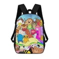 thumbnail image 1 of Adventure Time Backpack, Large Capacity Computer Backpack, 17 Inch Laptop Backpack for Shool College Work Travel, 1 of 9