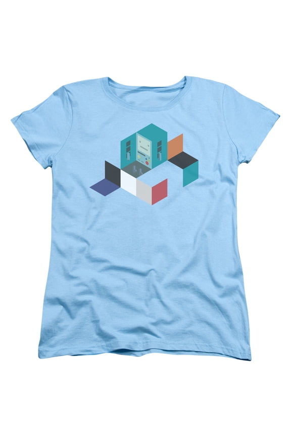 Adventure Time - Bmo Blocks - Women's Short Sleeve Shirt - Medium
