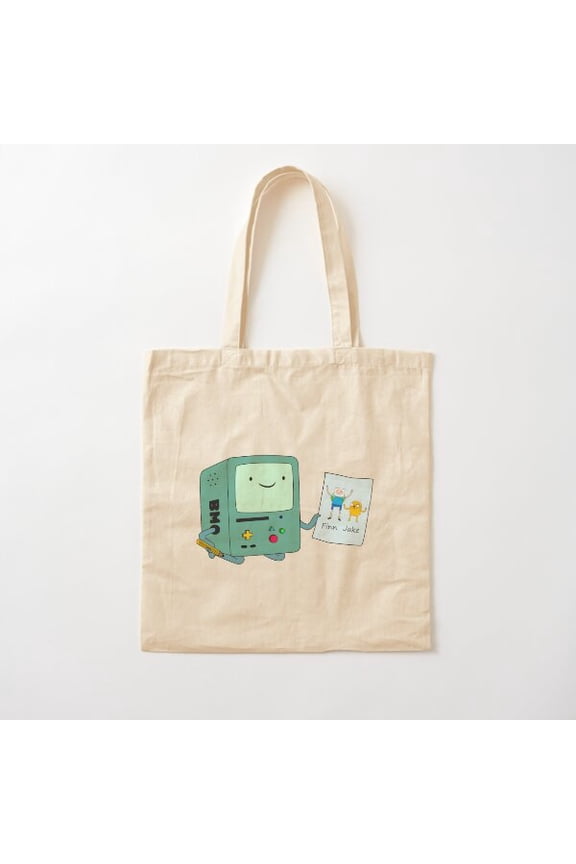 Adventure Time Bmo Canvas Tote Bags, Reusable Shopping Bag