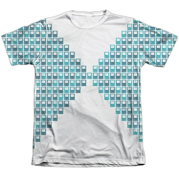 Adventure Time - Bmo Ethnic Squares - Short Sleeve Shirt - XXX-Large
