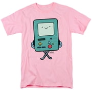Adventure Time Bmo Unisex Adult T Shirt, Pink, 3X-Large