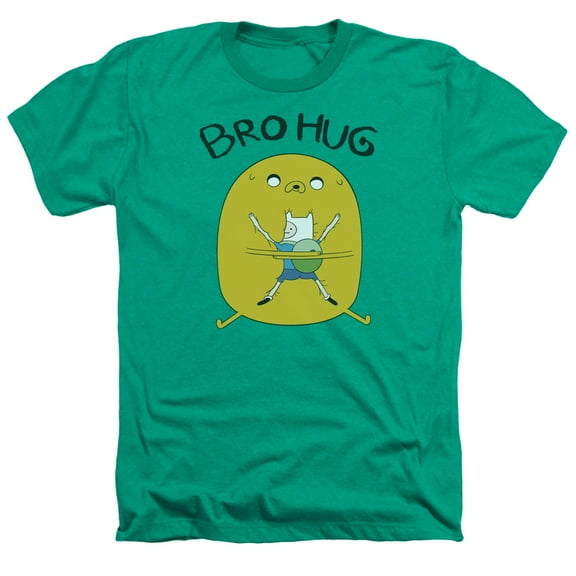 Adventure Time - Bro Hug - Heather Short Sleeve Shirt - Medium