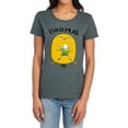 thumbnail image 1 of Adventure Time Bro Hug Women's T Shirt, Charcoal, Small, 1 of 6