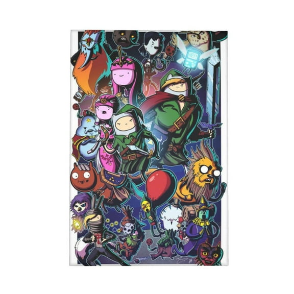Adventure Time Canvas Decorative Painting Wall Art Living Room Posters Bedroom Home Decorations 8"X12"