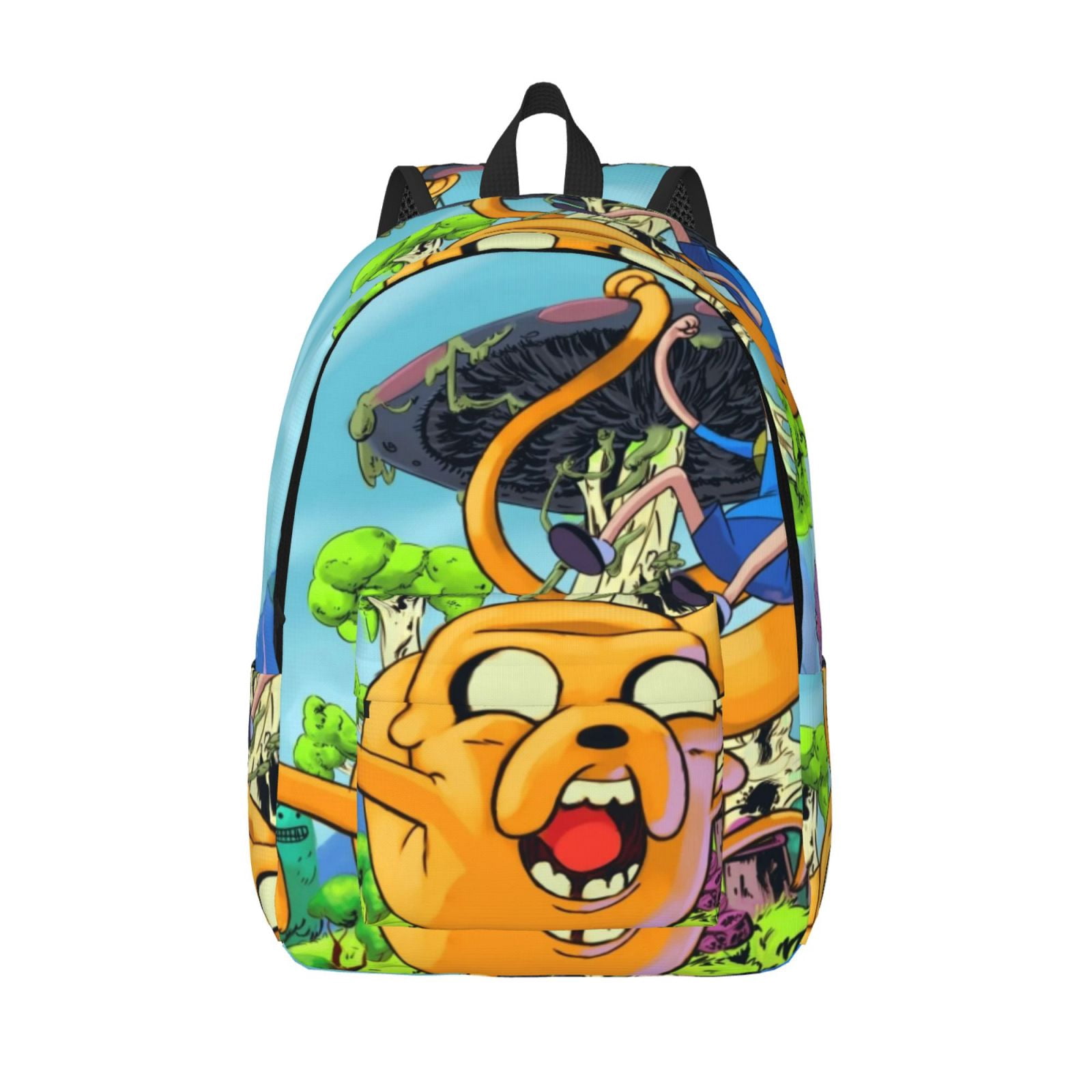Adventure Time Cartoon Backpack Unisex Daypack Student Schoolbag ...