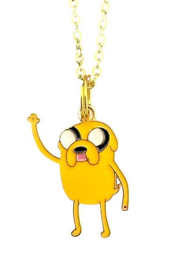 Adventure Time Cartoon Necklace Jake Character Charm Pendant