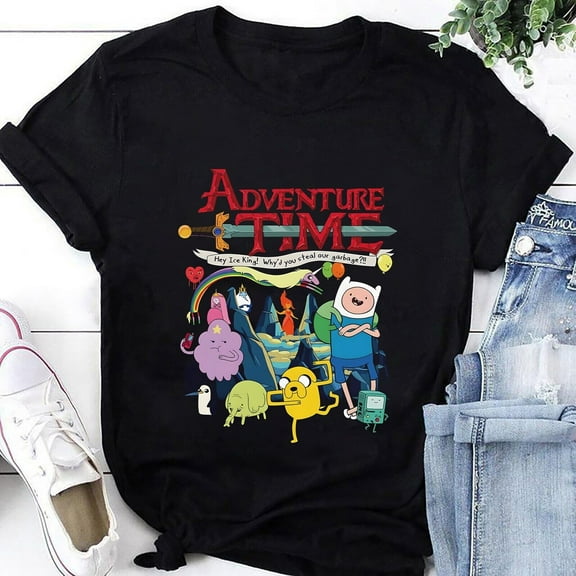 Adventure Time Cartoon T-Shirt, Adventure Time Shirt Fan Gifts, Adventure Time F