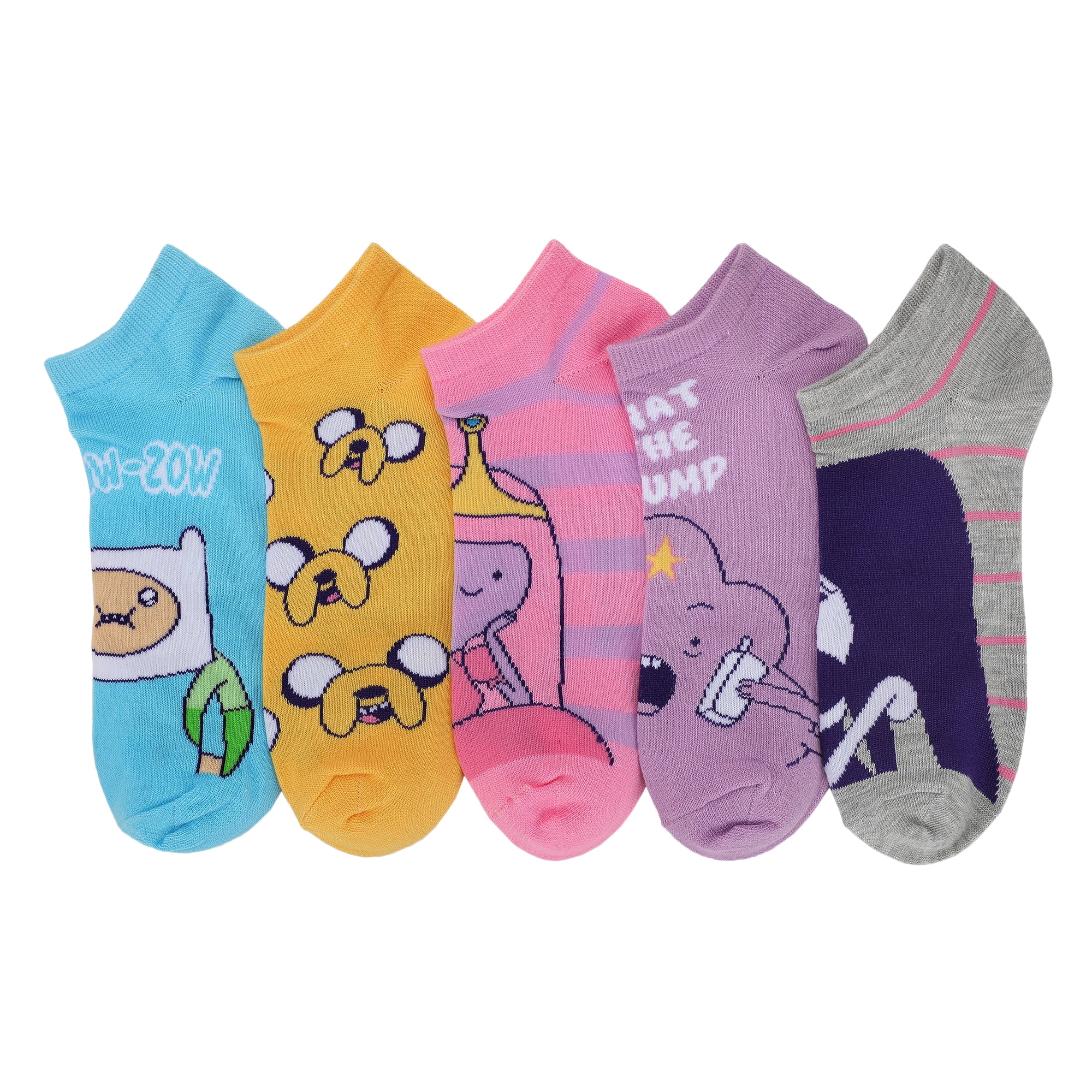 Adventure Time Characters 5-Pair Women's Ankle Socks - Walmart.com