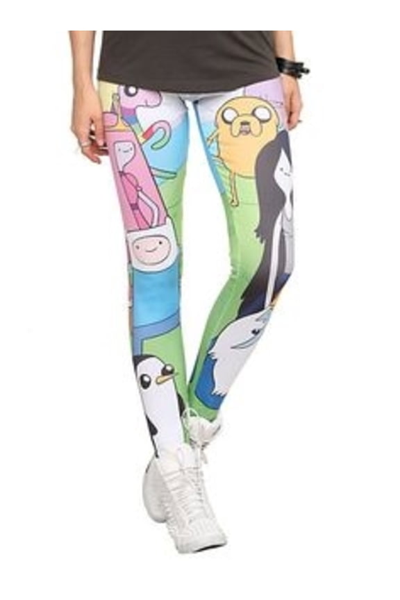 Characters Little Girls Junior's Ankle-Length Leggings (Size Medium)