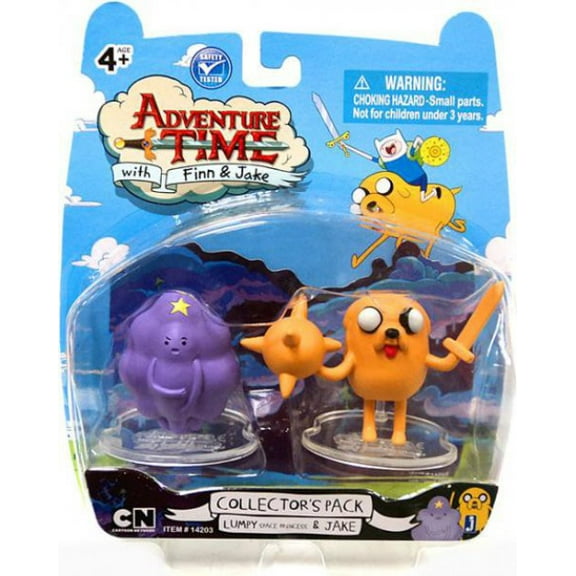 Adventure Time Collector's Pack Lumpy Space Princess & Jake Mini Figure, 2 Pack