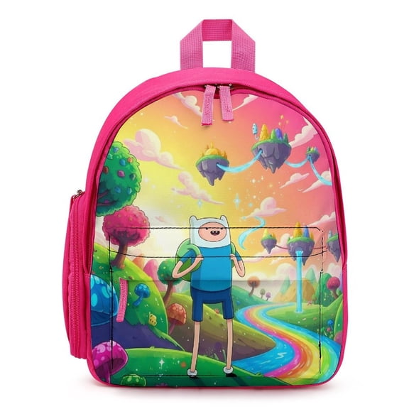 Adventure Time Cute Cartoon backpack travel bag adjustable shoulder straps One size